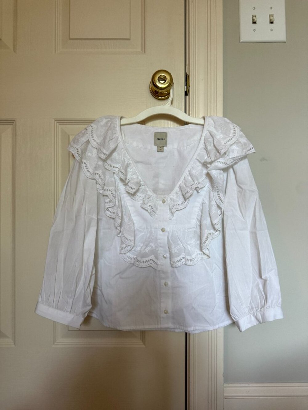Anthropologie Maeve Long Sleeve Blouse
